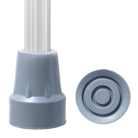 2 Pack (3/4 Inch) Durable Crutch Tips, Heavy Duty Replacement Rubber Cane Tips for Safety & Comfort, Non Slip Grip Crutches Tips Walking Crutches Accessories