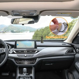 KOMI Dashboard Jesus Catholic Sacred Heart of Juses Statue Car Accessory Christian and Catholic Figurines, Religious Gifts Gifts Home Office Table Decor