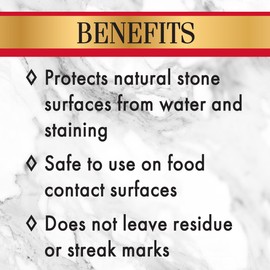 Stone Care International Granite Stone Sealer Cleaner and Polish - for Granite Marble Soapstone Quartz Quartzite Slate Limestone Corian Laminate Tile Countertop