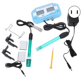 PH‑2987 3 in 1 Online PH Salinity TEMP Meter Water Quality Monitor Analyzer for Fish Tank AquariumUS Plug 110V-120V