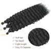 MLETULIPS Ocean Wave Crochet Hair Extensions, Deep Wave Braiding Crochet