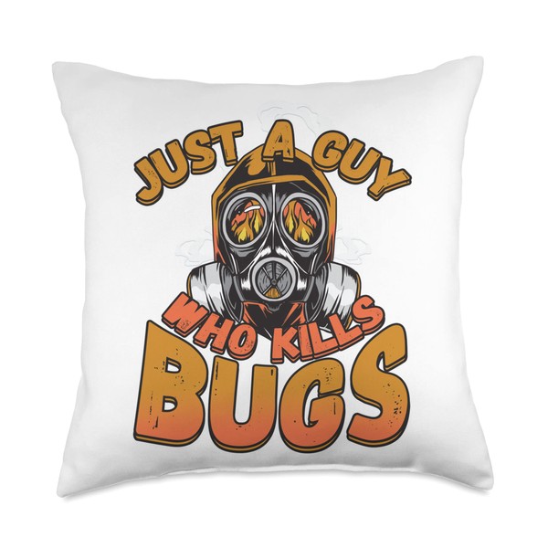 Just A Guy Who Kills Bugs Pest Control Exterminator Throw