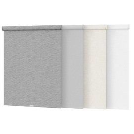 Lumino 100% Blackout Roller Shades for Windows, Cordless, Custom Size Shades, 23 Inch Width, 72 Inch Length, Sand, Pull Down Privacy Blinds for Home, Valance Included