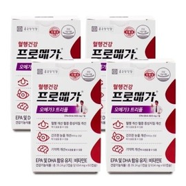 Chong Kun Dang Health Chong Kun Dang Health Promega Omega 3 Triple 654mgx60 capsules (4) / 종근당건강종근당건강프로메가오메가3트리플654mgx60캡슐4통