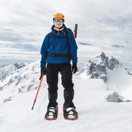 OCASAMI Premium 21in Snowshoes with Adjustable Trekking Poles for All Ages