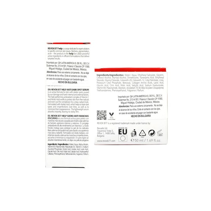REVOX B77 HELP PACK SUERO ANTIMANCHAS - CREMA FACIAL ANTI-IMPERFECCIONES