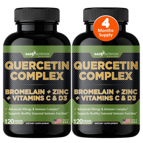 Organic quercetin, Quercetin with Bromelain, quercetin supplements 500mg, quercetin with