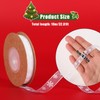 Snowflake Ribbon, Polyester Fibre Snow Christmas Ribbon Thin White Christmas