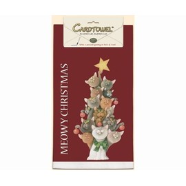 Meowy Christmas Towel