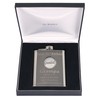 90th Birthday Engraved Hip Flask Grandad Feature in a Gift