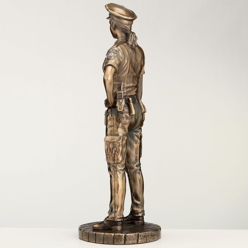 Veronese Design 11 3/8 Inch Police Woman Protect and Serve