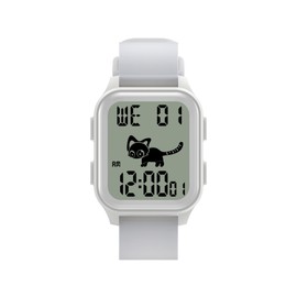 EZON Digital Learning & Exercise Watch, Pedometer, Running Watch, T048 - 365 Days Operation, Water Resistant to 50 Meters, Electronic Cat Linkage, Ultra Lightweight 0.4 inches (11.3 mm), Learning