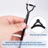 Alpinleux 2 Pcs Metal Eyelash Separator Tool, Eyelash Comb Separator,