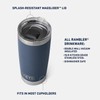 YETI Rambler 20 oz Tumbler, Stainless Steel, Vacuum Insulated with