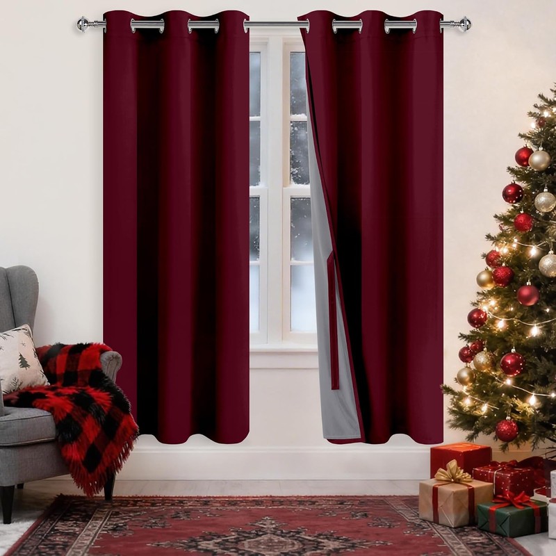 XWZO - Cortinas opacas con sombreado completo de 45 pulgadas