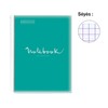 Michelrius Notebook A4 Seyès 80 Sheets Turquoise