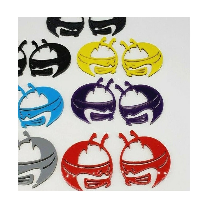 FMS Gear RED BEE HEAD Emblems fits Dodge Challenger Charger