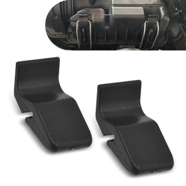 icykale Pack-2 Car Air Cleaner Grille Upper Cover Buckle, 0.63" x 1.18" Perfectly Fit Air Filter Housing Clip, Plastic Durable Clip, Compatible with Honda Accord Odyssey Fit City Vezel XRV (Black)