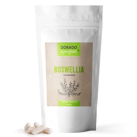 Dorado Superfoods® Boswellia Extract Capsules High Dose | 120 x Pieces - 1600 mg Daily Dose | 1 Month Pack - 65% Boswellic Acids Serrata
