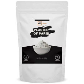 mGanna Plaster of Paris (POP) 908 g / 2 lbs – for Thermoherb Beauty Face Mask, Crafting and Mold-Making