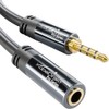 KabelDirekt – 3m/10ft Cable de Extensión 3.5mm 4 Pin Jack