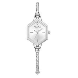 Gold Petite Bracelet Watch for Women, Diamond Dress Analog Hexagonal Mini Women Watch Waterproof