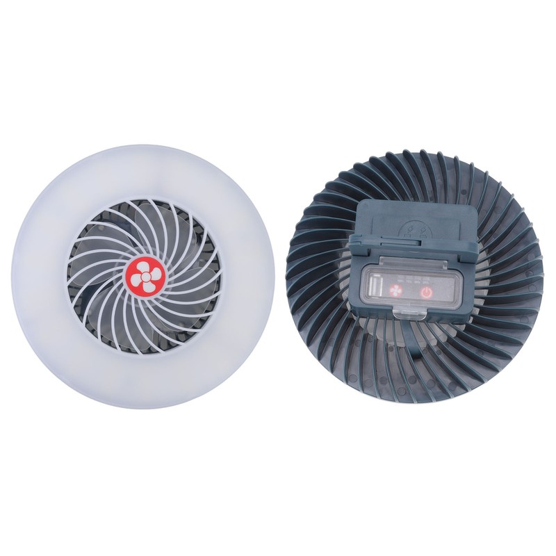 Portable Camping Fan Light LED with Magnet Hook USB Charging