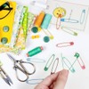 TA-VIGOR 100Pcs Safety Pins, 28mm Rust Resistant Small Strong Metal