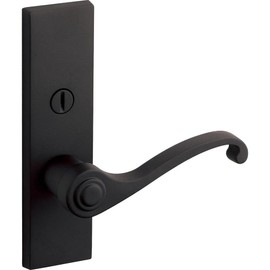 Panasonic Veritis MJE2HN22BK Interior Door Long Seat Lever Handle N2 Type Partition Lock, Off Black Color (Painted)
