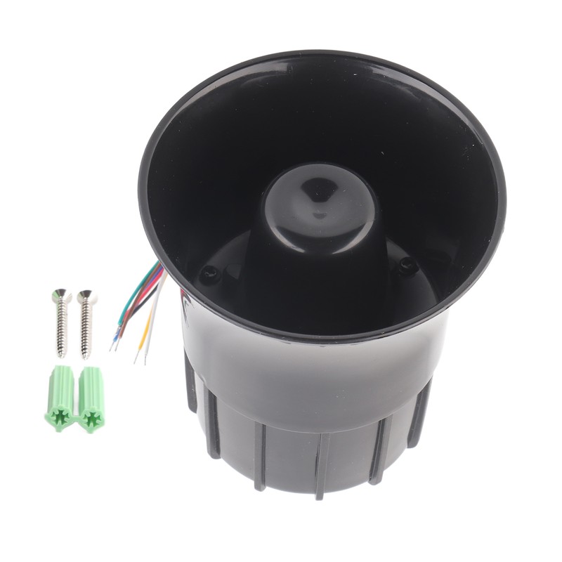 Electric Sound Horn Loud Speaker Truck Warehouse Alarm Siren Support