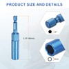 HARFINGTON 5pcs Nut Driver 10mm Hex Drive Socket CR-V Steel