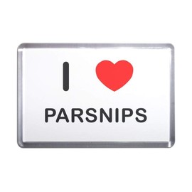 I Love Parsnips - Medium Plastic Fridge Magnet