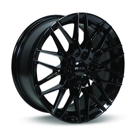 RTX V20 Custom Wheel - 16x7, 40 Offset, 5x114.3 Bolt Pattern, 73.1mm Hub - Gloss Black Rim