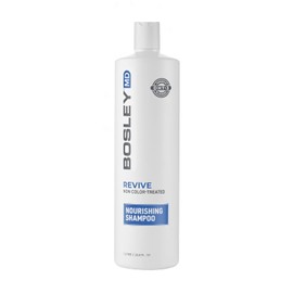 BosRevive Nourishing Shampoo for Noticeably Thinning, Non Color-Treated Hair – Helps Restore Thinning Hair & Remove DHT, Product & Pollution Build-Up, Boosts Scalp Circulation, Sulfate-Free 33.8 Fl Oz