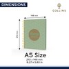 Collins Scandi A5 Week to View 2023 Diary - Deep