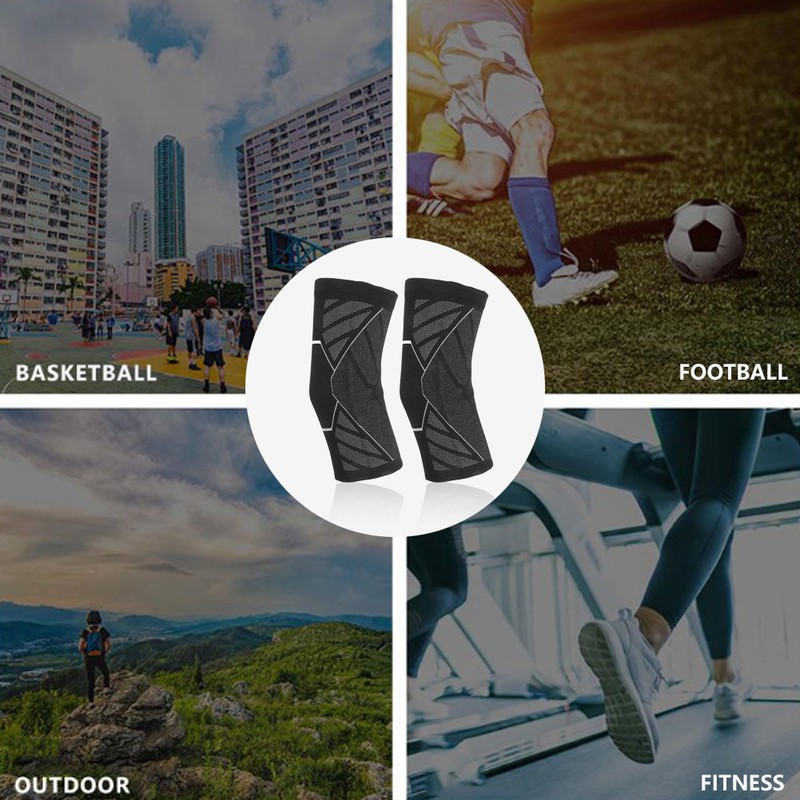 1 Pair Sports Knee Protector WearResistant Breathable Nylon Outdoor Knee