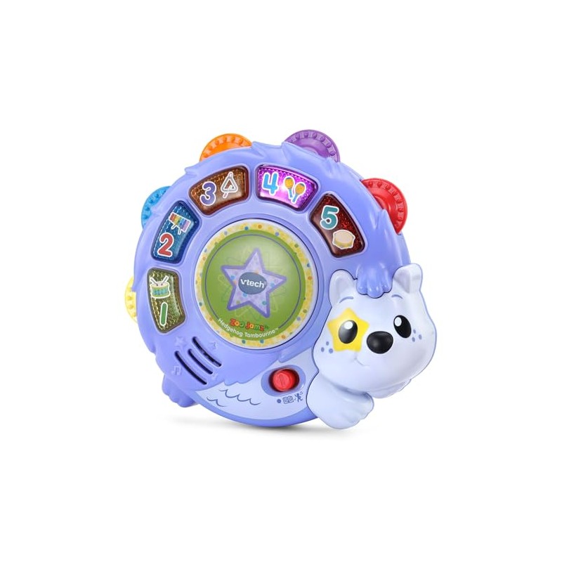 VTech Zoo Jamz Hedgehog Tambourine with Instruments and Games