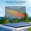 Callsun 50 Watt Solar Panel 12V, N-Type 16BB 50W Solar