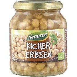 dennree Chickpeas in a Glass (350 g) - Organic