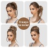 CJL HAIR Messy Bun Hair Piece Curly Hair Bun Extensions