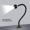 Round Magnetic Base Gooseneck Light Industrial LED CNC Machine Tool