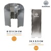 Bushpeak Wind Protection Gas Stove Foldable Camping Stove Wind Protection