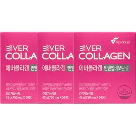 Ever Collagen In&Up Biotin Cell 56 tablets (3), 12 week supply, In&Up Plus Renewal / 에버콜라겐 인앤업 비오틴 셀 56정 3개 12주분 인앤업플러스 리뉴얼