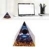 Crystal Pyramid Exquisite Beautiful Pyramid Power Stone Ornament for Desks