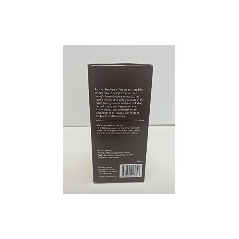 Farmer Brothers Premium: Pomegranate Hot Tea - 6/25 ct boxes