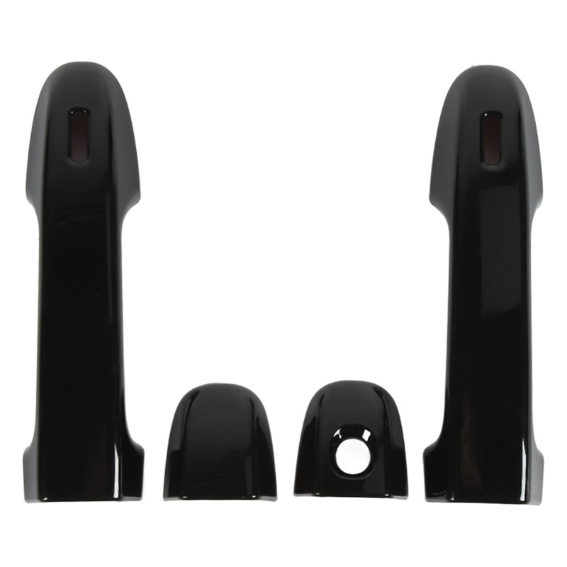 4PCS/Set Exterior Door Handle Covers Lock Caps Stick On Replacement