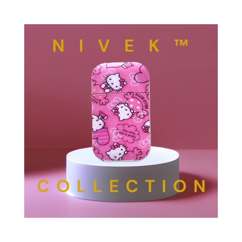 NIVEK Kulomi Lighter Kitty KT Torch Lighter Pink Flame Pocket