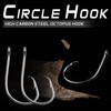 Ultra Point Circle Hook High Carbon Steel Hook Chemically Sharpened