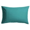 GC GAVENO CAVAILIA Percale Pillow Case, Polyester-Cotton, Teal, Queen