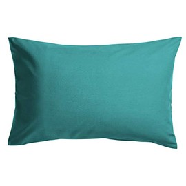 GC GAVENO CAVAILIA Percale Pillow Case, Polyester-Cotton, Teal, Queen